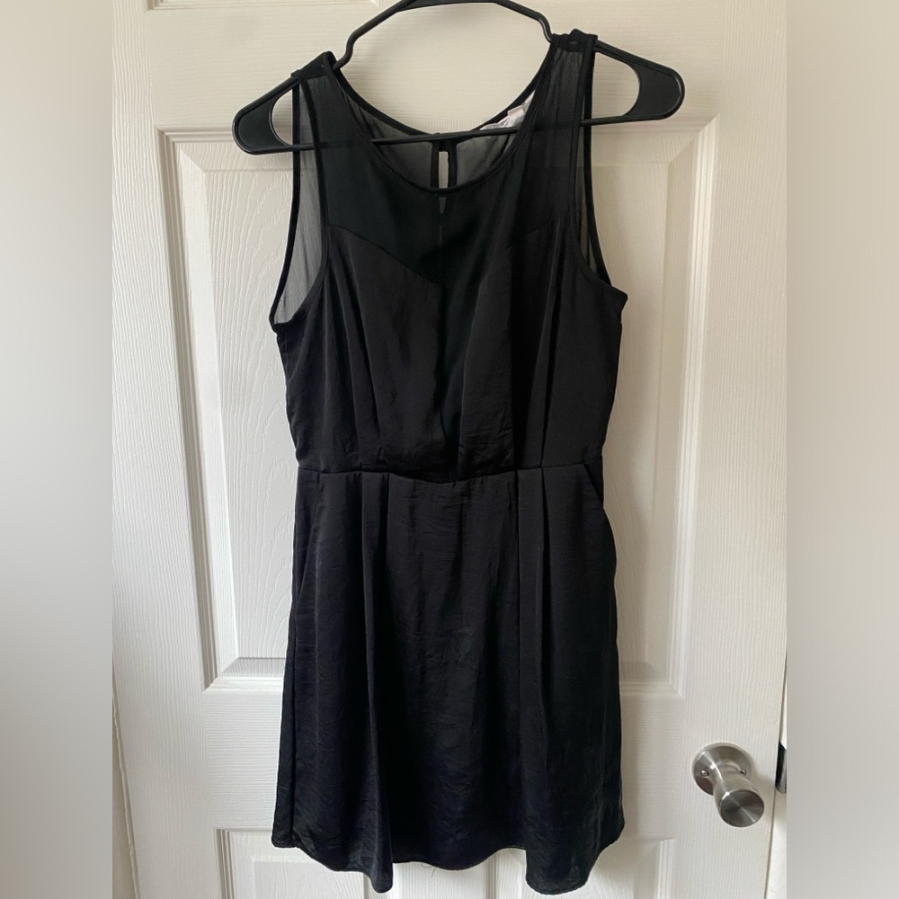 Black Satin Cocktail dress